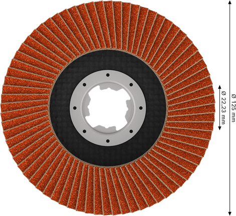 Lamelový kotouč Bosch EXPERT X782 125 mm G120 s X-Lock.